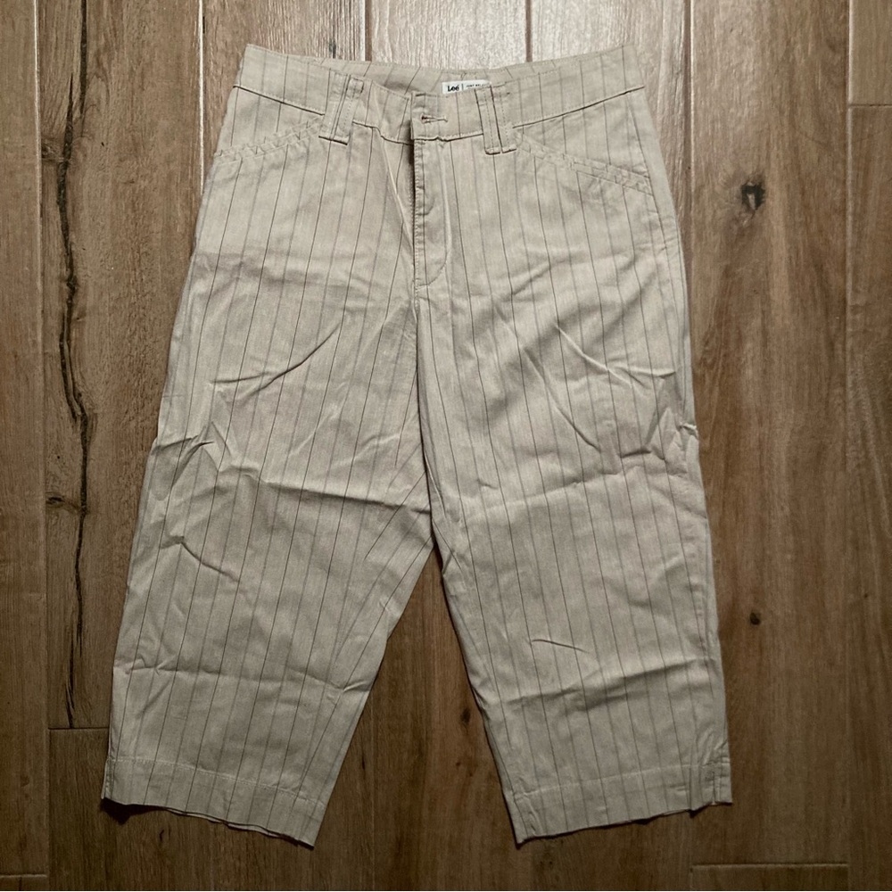 Lee Pinstripe Capris